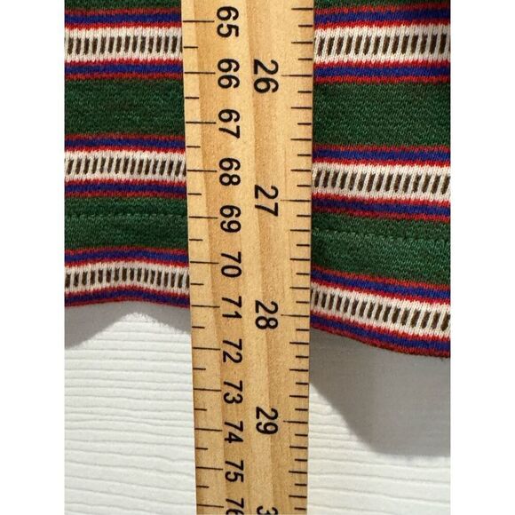 NWOT YMC Triple Stripe Short Sleeve Green & Red T-Shirt Tee Men's Medium - Picture 9 of 10